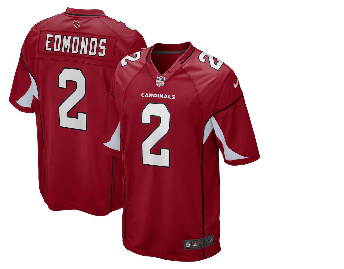 Men Arizona Cardinals #2 Chase Edmonds Nike Cardinal Game Player NFL Jersey->arizona cardinals->NFL Jersey